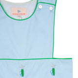 Golf Embroidered Blue Shortall