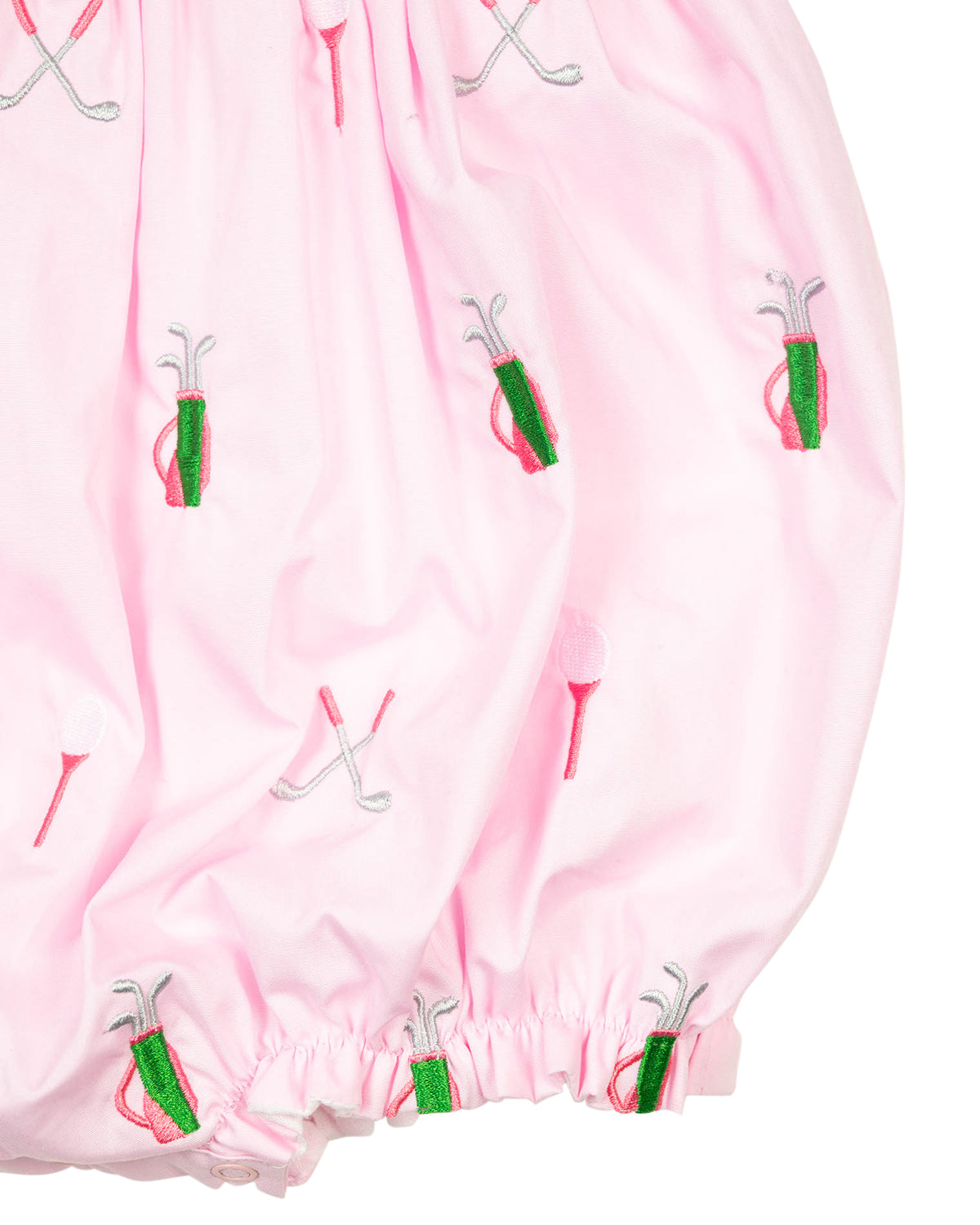 Golf Embroidered Pink Bubble