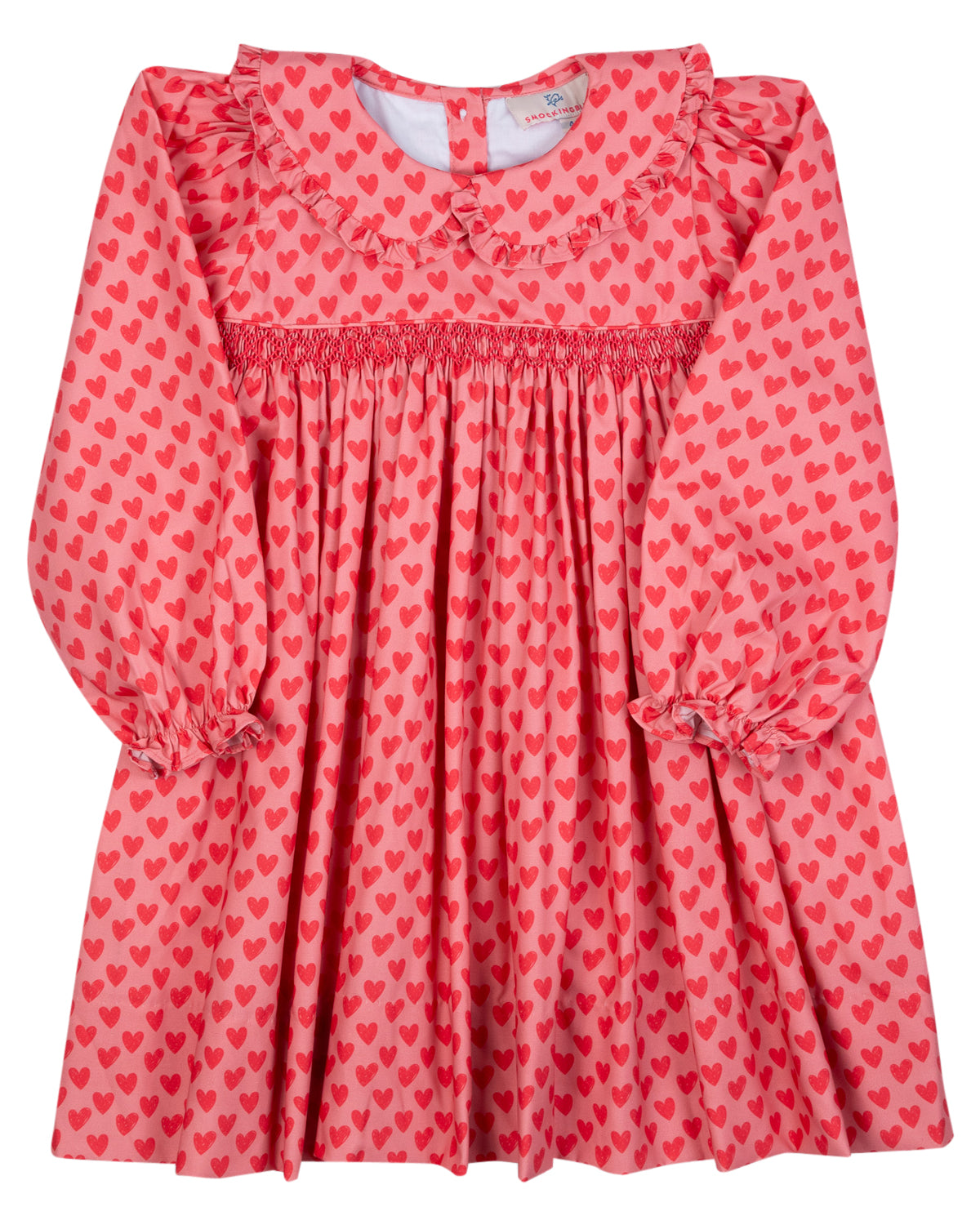 Ditsy Hearts Smocked Dress