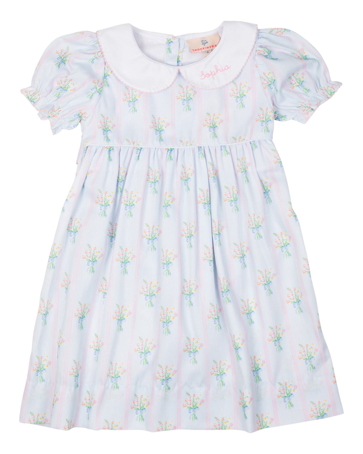 Floral Bouquet Peter Pan Dress