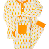 Carrots Striped Knit Pajama Set