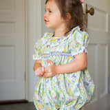 Springtime Garden Smocked Bubble