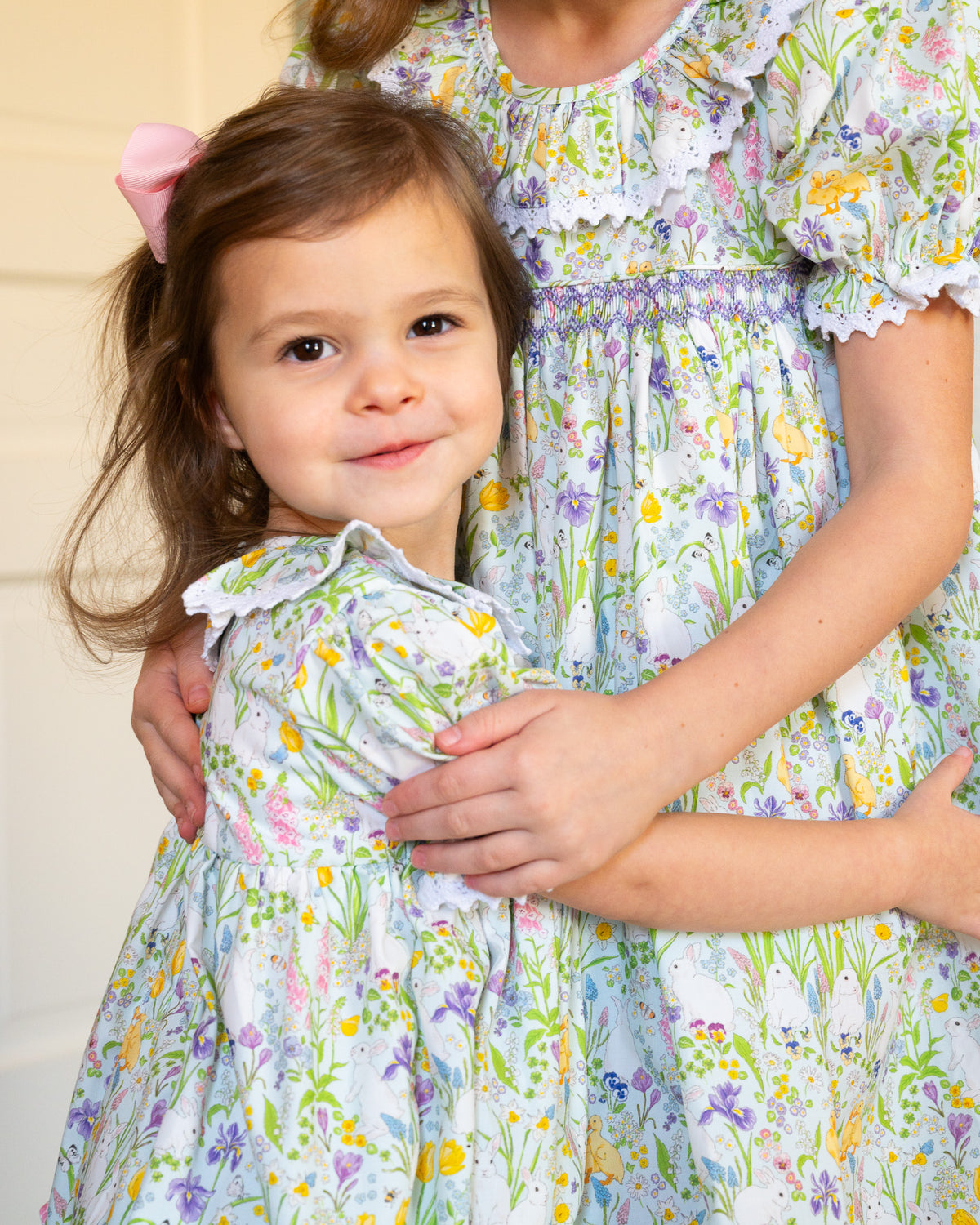 Springtime Garden Smocked Dress