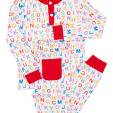 ABC Knit Pajama Set- FINAL SALE