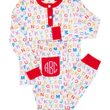ABC Knit Pajama Set- FINAL SALE