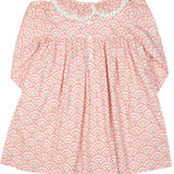 Floral Valentines Scallop Print Dress