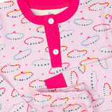 Friendship Bracelet Knit Pajama Set