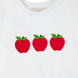 Light Blue Apple Knit Shorts Set- FINAL SALE
