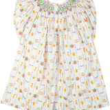 Mardi Gras Smocked Dress