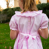 Pink Gingham Smocked Jenny Dress