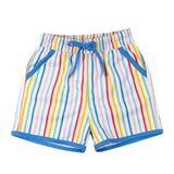 Citrus Stripe Swim Trunks