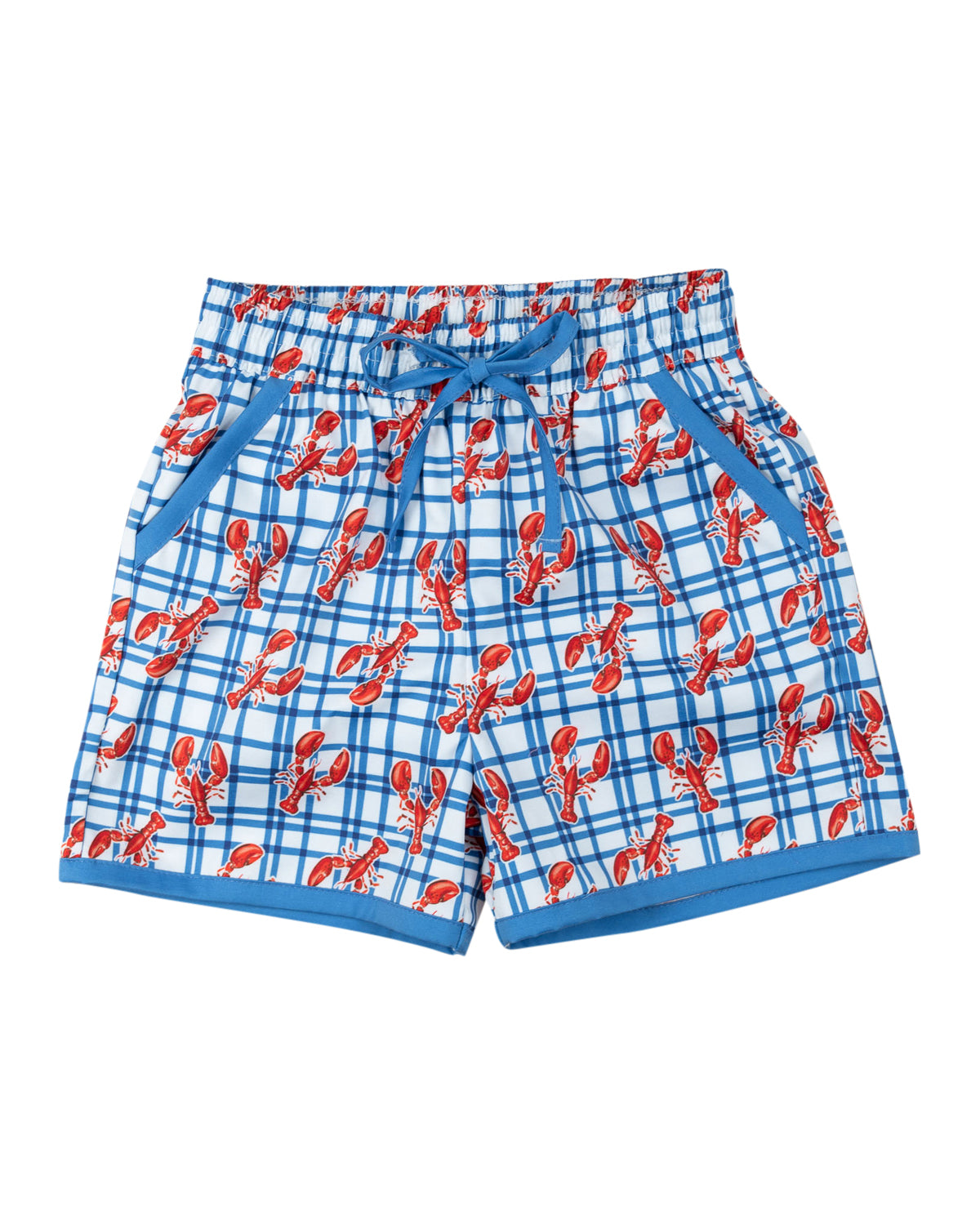 Red as a Lobster Swim Trunks