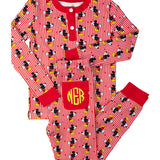 Mouse Fun Striped Knit Pajama Set