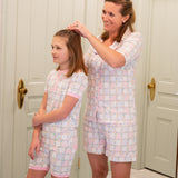 Garden Gingham Short Sleeve Pajama Set