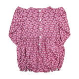 Pink Ditsy Floral Knit Bubble