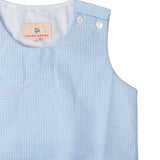 Baby Blue Windowpane Shortall