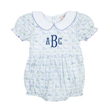 Easter Toile Girl Bubble