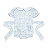 Easter Toile Girl Bubble