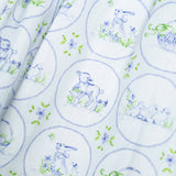 Easter Toile Girl Bubble