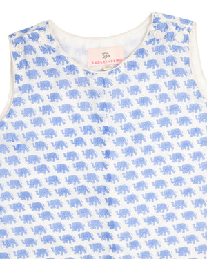 Elephant Print Shortall-FINAL SALE