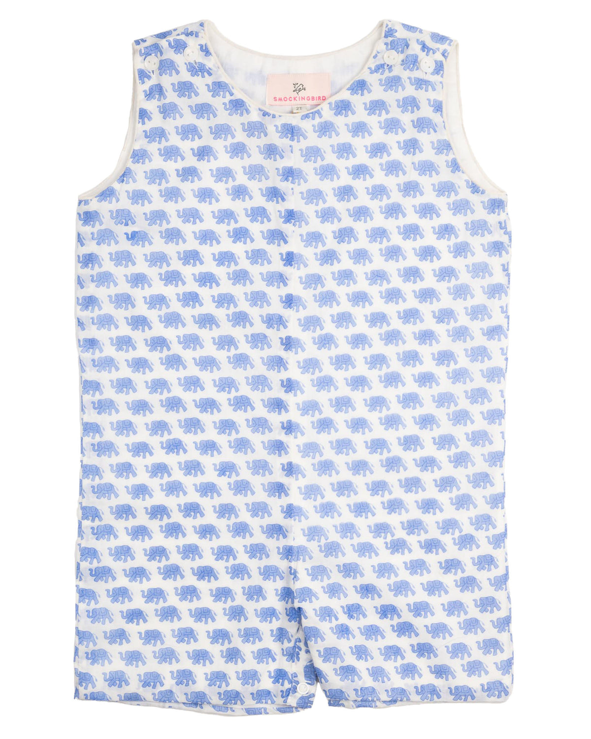 Elephant Print Shortall-FINAL SALE