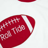 Go! Fight! Win! Garnet Football Appliqué Shirt