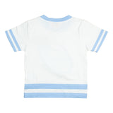 Go! Fight! Win! Baby Blue Football Appliqué Shirt