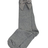 Knee Socks with Grosgrain Bow