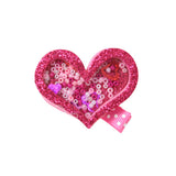 Glitter Heart Shaker Hair Clip