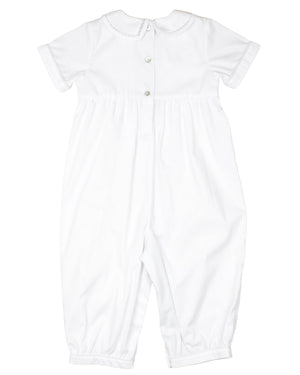 Holly Berry Smocked White Longall