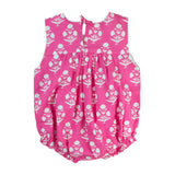 Pink Floral Block Print Bubble