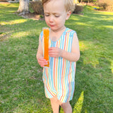 Rainbow Stripes Shortall