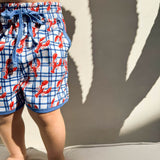 Red as a Lobster Swim Trunks- FINAL SALE