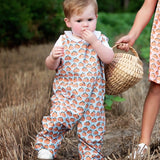Pumpkin Spice Print Blue Longall