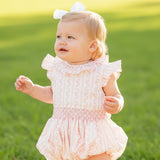 Pink Vine Smocked Bubble
