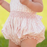 Pink Vine Smocked Bubble