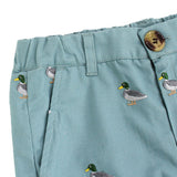 Mallard Duck Embroidered Pants