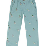 Mallard Duck Embroidered Pants