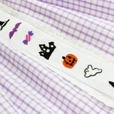Halloween Fun Embroidered Windowpane Bubble