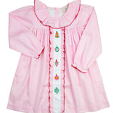 Ornaments Embroidered Bishop Dress
