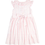 Pink Vine Smocked Dress