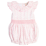 Pink Vine Smocked Bubble