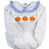 Jack O'Lantern Embroidered Knit Bubble