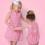 Pink Block Print Bubble