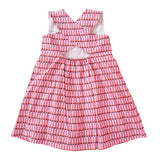 Pink Block Print Dress