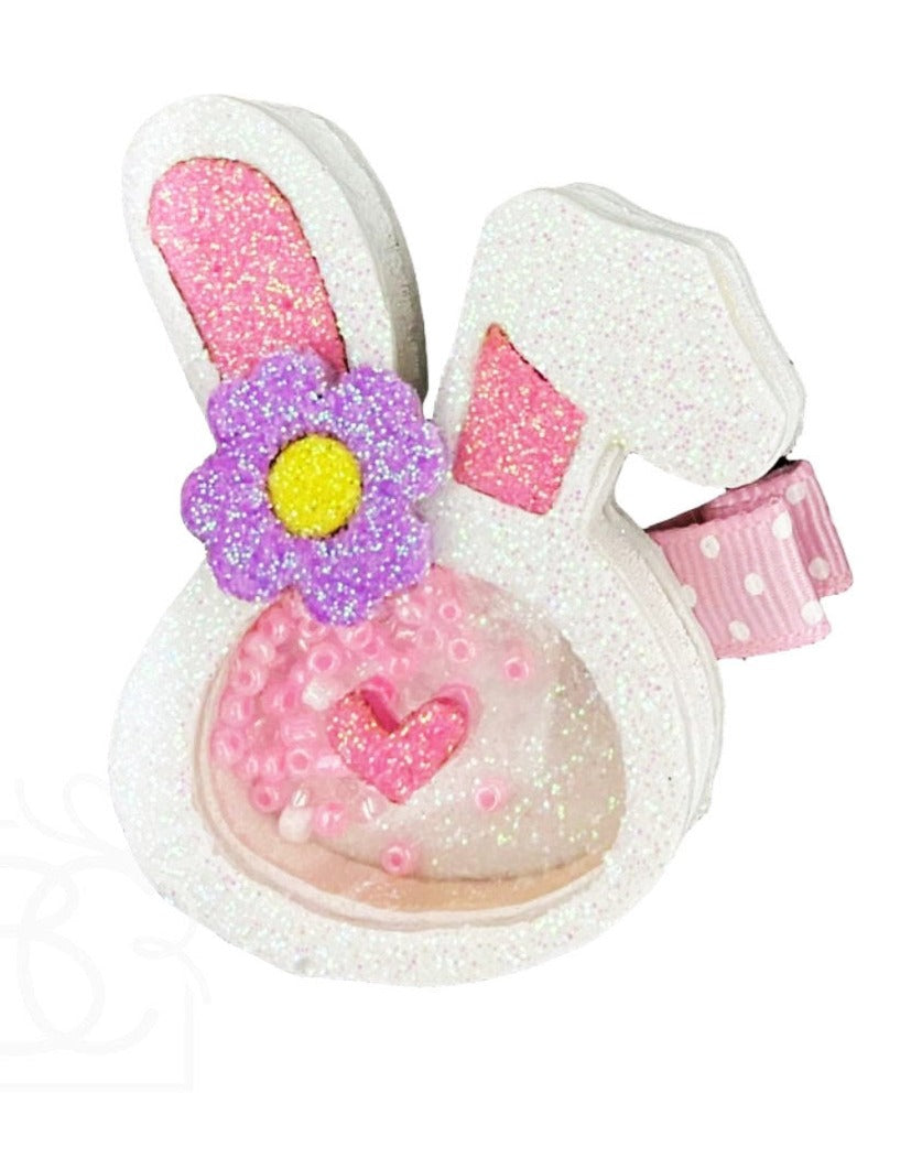 Bunny Face Shaker Hair Clip