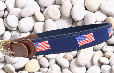 American Flag Ribbon Belt