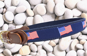 American Flag Ribbon Belt