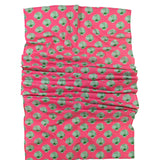 Pink and Green Shell Print Girls Sarong