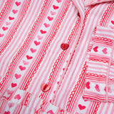 Valentine Stripe Pajama Set